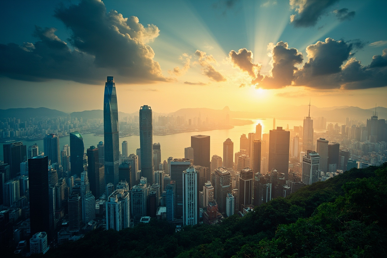 香港中環金融商業區